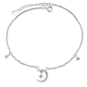 Gentle Moon Stars Anklet